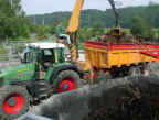 Silo leeren im Niederried