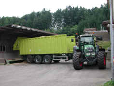 Ablad bei Trocknungsanlage